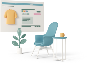 3d casual life online shopping at home